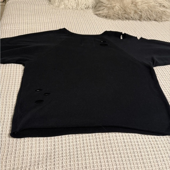 Chelsea DeBoer By Lily & Lottie Distressed Pullover Sweater Size M (#229) - Picture 3 of 11